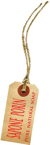 オリーブオイルせっけんのペーパータグ